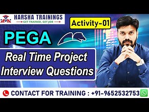 PEGA Real Time Project | Interview Questions | Activities 01 | Harsha Trainings