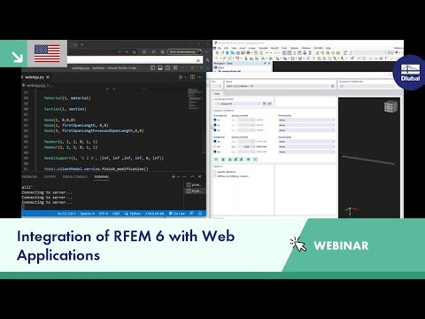 Integration of RFEM 6 with Web Applications Using WebService Python Library