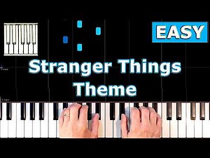 Stranger Things Theme - Piano Tutorial EASY