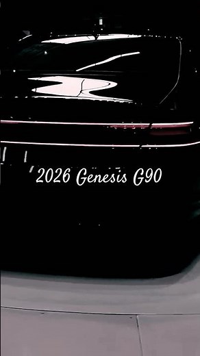 [NEW] GENESIS G90 'BLACK Edition' - Stylish and Imposing Unlike Any Other! #g90black