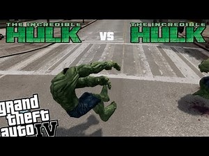 GTA IV Hulk Mod with Powers - Hulk vs Hulk Rematch
