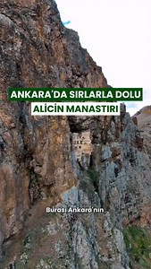 ANKARA'DA SIRLARLA DOLU ALİCİN MANASTIRI Burası Ankara'nın Kızılcahamam ilçesine bağlı çeltikçi bölgesinde yer alan Alicin Manastırı Kayaların içine oyulmuş, uçurumun kenarında gizlenmiş esrarengiz bir yapı: Alicin Manastırı Halk arasında "Ankara'nın Sümela'sı" olarak biliniyor. Ne yön tabelası var, ne de kolay bir yolu... Sadece bilenlerin ulaşabildiği, doğayla tarihin iç içe geçtiği gizemli bir yer.Kim tarafından yapıldığı hâlâ bilinmiyor. Bir manastır mı, yoksa eşkıyaların sığınağı mi? Rivaye