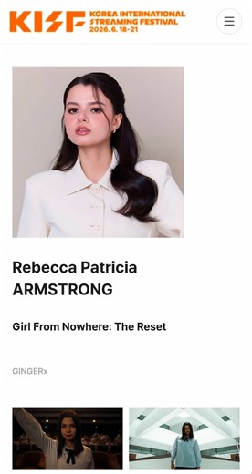Chúc mừng Becky Rebecca Patricia Armstrong từ series #GirlFromNowhereTheReset đã lọt vào danh sách đề cử Nữ diễn viên mới xuất sắc nhất (Best Female Newcomer) tại giải Asian Contents Awards & Global OTT Awards 2026 do Busan International Film Festival tổ chức. ✅ Đây là một trong những giải thưởng uy tín nhất châu Á dành riêng cho nội dung OTT và streaming. Nhiều series Hàn Quốc lớn như Moving, Extraordinary Attorney Woo, Squid Game… từng thắng lớn tại đây. Giải giúp nâng tầm các tác phẩm châu Á 
