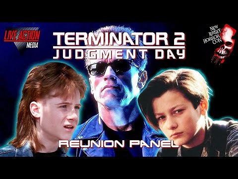 Terminator 2 Judgment Day Reunion Panel at New Jersey Horror Con Fall 2019
