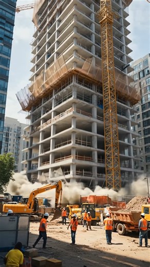 s_sunshine101 on Instagram: "🏗️ Construction Fail – High Rise Building Collapse! 💥😱 #ConstructionFail"