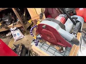 Timber tenon cutting with Mafell bandsaw