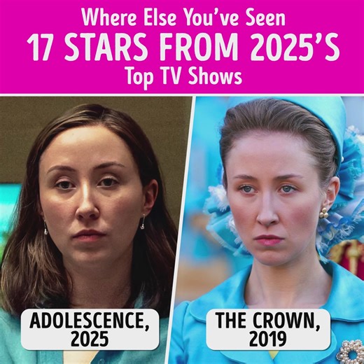 33K views · 54 reactions | Where Else You’ve Seen 17 Stars from 2025’s Top TV Shows | Bright Side | Facebook