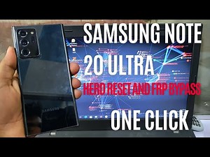 Samsung Galaxy note 20 ultra-Herd Reset-frp bypass by unlock tool Android 13 latest security
