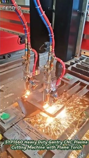 High Precision CNC Plasma Cutting Machine for Steel Metal Fabrication