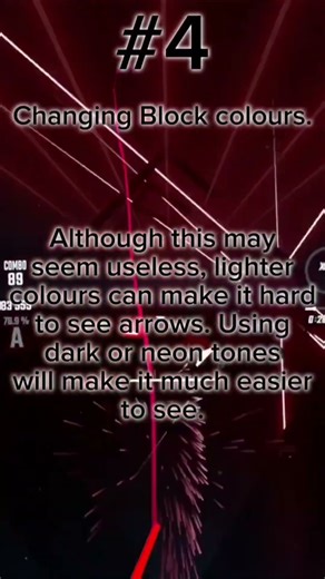 Beat Saber Tips #beatsaber #gaming #vr #short #tutorial #tips #crabrave #noisestirm #music #games