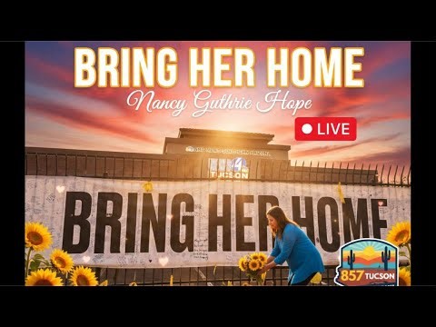 LIVE: Nancy Guthrie Hope Banner - Bring Her Home! Community Plea
