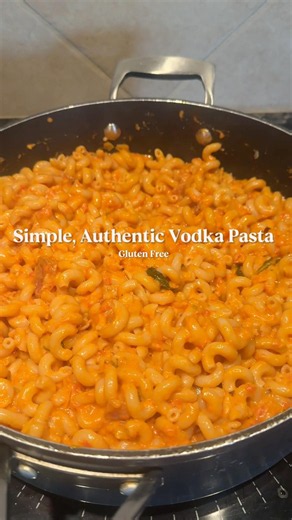 Authentic Vodka Pasta (Gluten Free)