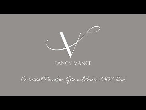 Carnival Freedom Grand Suite 7307 Tour