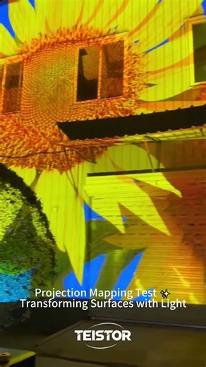 Projection Mapping Test ✨ | Transforming Spaces with Projection Lighting