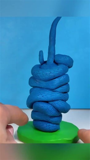 Making Gary De’Snake with Clay Zootopia 2 #plastiline #art #clay