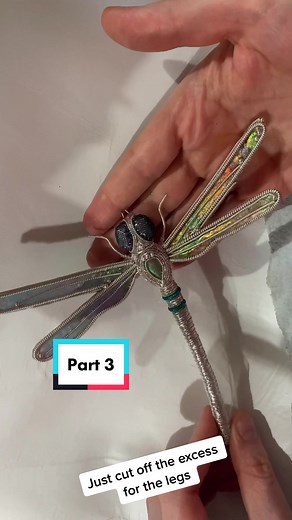 Goldwork Dragonfly: An Embroidery Tutorial