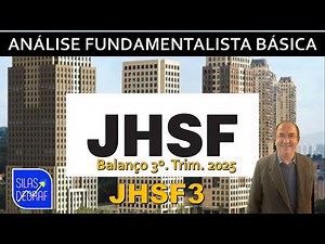 JHSF3 - JHSF PARTICIPAÇÕES S/A. BASIC FUNDAMENTAL ANALYSIS. PROF. SILAS DEGRAF. 3rd QUARTER 2025