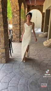 95K views · 1.2K reactions | A thrifty Ohio bride paid less than $12 for her dream wedding outfit. Bride Jillian Lynch bought her satin wedding dress with a thigh-high slit for $3.75 at a local thrift store. She also only spent $8 on her wedding shoes. (From 2022) | Inside Edition | Facebook