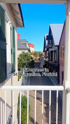 It’s the coldest day of the year in St. Augustine, Florida, with a low of 33 degrees! Aviles Street, the oldest street in the United States is feeling the chill, with not as many tourists walking around early this morning! In just 3 days, our city, and our museum will be decorated for the kickoff of Nights of Lights! #StAugustine #AvilesStreet #NightsOfLights #XimenezFatioHouse #HistoricFlorida | Ximenez-Fatio House Museum