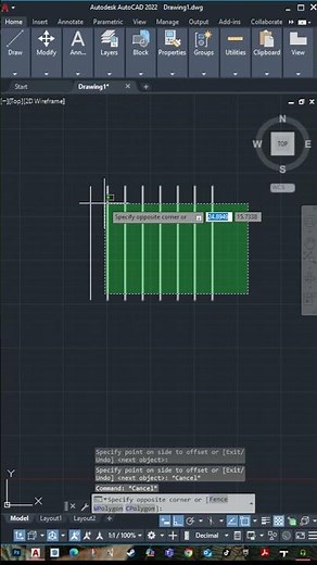how to use multiple offset AUTOCAD command #autocad #autocadblocks #cadsoftware