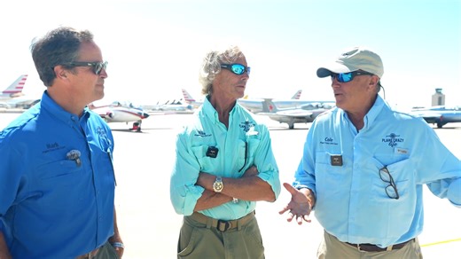 🚀✨ TRAILER DROP! ✨🚀 “Encounter at Roswell” — PART 1 is coming DEC 5th! on YouTube! 🔥🔧✈️ Mike, Mark, and Cole are all together in this wild two-part adventure as Plane Crazy Life heads to the National Championship Air Races in Roswell, NM! 🏁🌵 PCL entered TWO race jets in the Jet Class 💨💨 — and the guys are ready to go big at this historic inaugural event. But when it comes to race day… what happens to their pilot Bob McCormack? 👀⚠️ Strap in, because this episode is packed with speed, sus