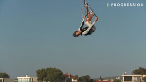 2.2K views · 50 reactions | Front rolls are a little more technical than the back roll, requiring finer kite control and board pop, but this variation shows how smooth and stylish they can look and feel. The tail grab aids in getting inverted, which helps to control the speed of the rotation and gives you that amazing upside view halfway around. | Progression | Facebook