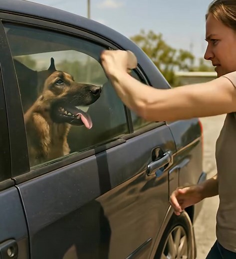 55K views · 193 reactions | A man locked his dog in a car during...