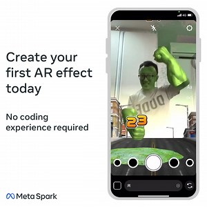 You don’t need technical skills or a degree to create augmented reality. Learn Meta Spark today and showcase your work to millions on Facebook and Instagram. #AR #Metaverse | Meta