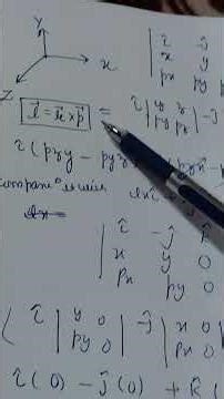 Find the components along the x, y, z axes of the angular momentum l of a particle, whose position 💯