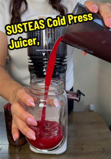 SUSTEAS Cold Press Juicer, extractor de jugo#jugos #SUSTEASColdPressJuicer #juice #fyp #SUSTEAS @SUSTEAS US