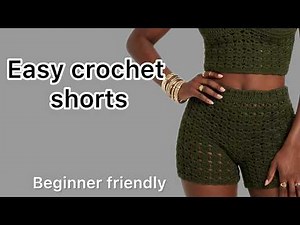 Easy Crochet Shorts for Beginners | Step-by-Step Tutorial