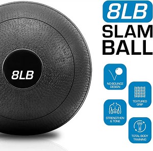 [Hot Item] Medicine Ball Slam Ball Exercise Fitness Ball Ideal for Cross Training Cardio Workouts