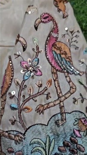 hand ari work with embroidery... #embroidery #blouse #desinge #bridal