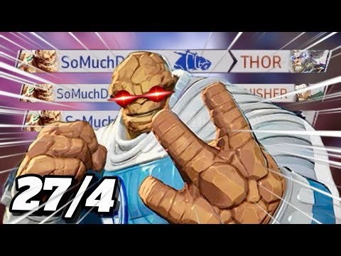 Clobbering Through High Damage On The Thing | Marvel Rivals 