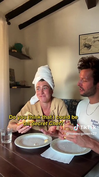 All episodes of #SecretChef are now streaming on @hulu #HuluPartner (ngl I’m sincerely proud of that focaccia sandie, I didn’t know I had it in me).