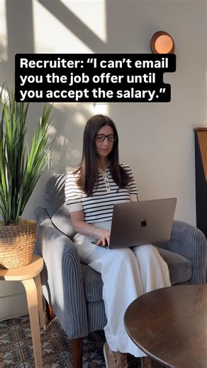 “We prefer a verbal yes on salary first, then we’ll send the offer.” ⚡ Why it’s tricky: You can’t judge the base salary without seeing the full package. 💡 Better reply: “That makes sense. Can we walk through the full offer so I understand all details?” 📝 Ask about: • Salary, bonus, total comp • Equity or stock options • Benefits time off • Remote policy, hours • Start date, probation, relocation ⏳ Don’t negotiate yet - just collect info and take notes. ✅ Why this works: • You sound confident, 