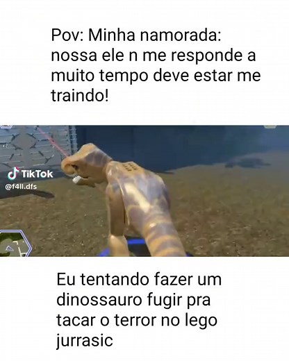 sempre assim #rex #filmes #dinosaur #jurrasicpark #2015 #fyp #legojurrasicpark #lego #f