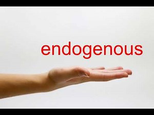 How to Pronounce endogenous - American English