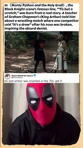 The REAL Story Behind Monty Python's Black Knight #MontyPython #HolyGrail #BlackKnight #MovieHistory