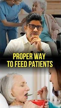 How to Safely Feed a Bedrest Patient #shortsfeed