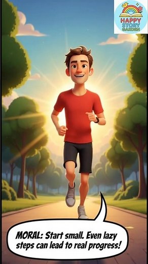 "Start Small_Go Far_Funny Motivational Story About Taking the First Step" #shorts #happystorygarden