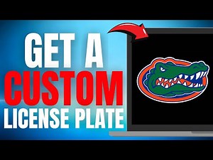 How to Get a CUSTOM LICENSE PLATE in Florida! (EASY GUIDE) [2025]