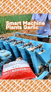A compact yet powerful machine helps farmers plant garlic efficiently and evenly. With automated arms and precise spacing, it transforms a labor-intensive task into a smooth, high-speed operation that ensures perfect rows of growing plants. | INFO UNIK