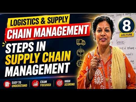8. Steps in Supply Chain Management from Logistics & Supply Chain Management Subject