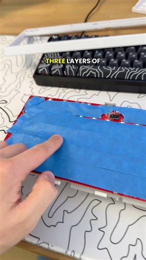 How to make your keyboard sound good #nwbuilds #keyboard #techtok #mechanicalkeyboard