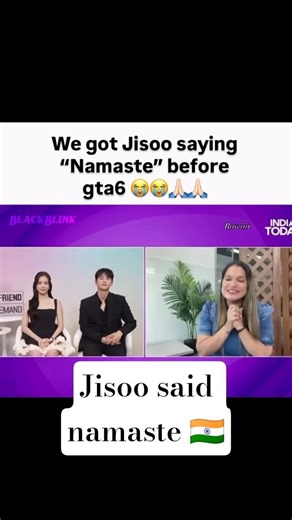 #Jisoo loves India too 🇮🇳 ‪@Savage_BLINK‬ #blinksrishti #blackpink #trendingshorts #viral #fypシ