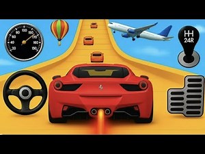 Car Stunt Races Mega Ramp Gameplay! 💪