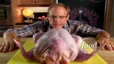 Butterflied, Dry Brined Roasted Turkey with Roasted Root Vegetable Panzanella