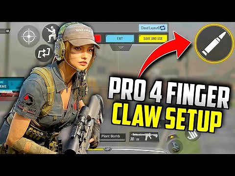 BEST 4 FINGER CLAW HUD SETUP | Ultimate 4 Finger Claw Settings | Tips And Tricks | COD Mobile