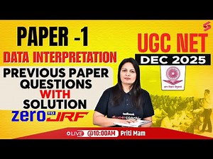UGC NET Paper 1 | Data Interpretation For UGC NET Paper | Data Interpretation UGC NET PYQs By Priti